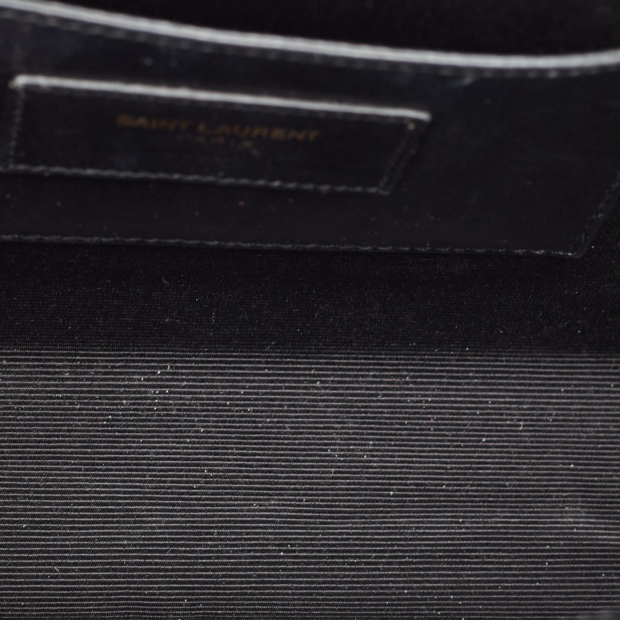 Saint Laurent Black Leather Medium Kate Shoulder Bag 10