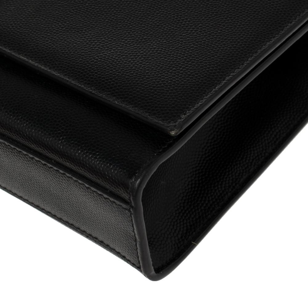 Saint Laurent Black Leather Medium Kate Shoulder Bag 2