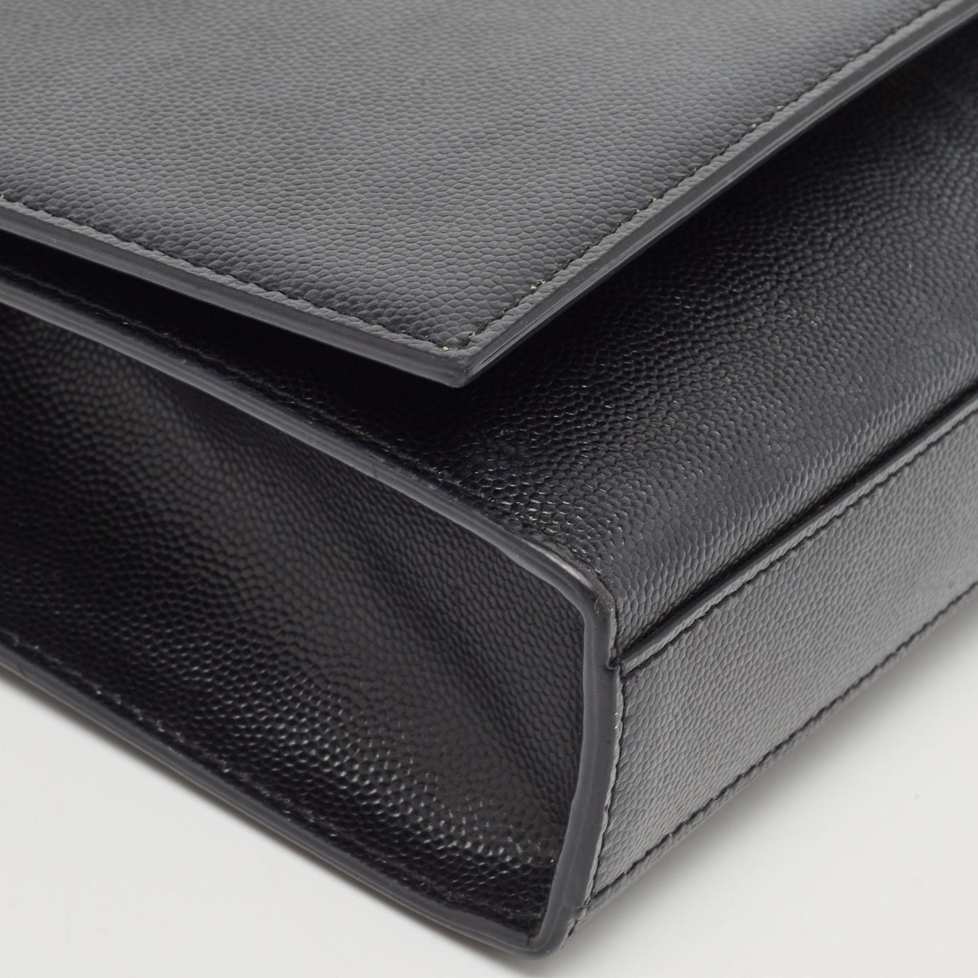 Saint Laurent Black Leather Medium Kate Shoulder Bag 3