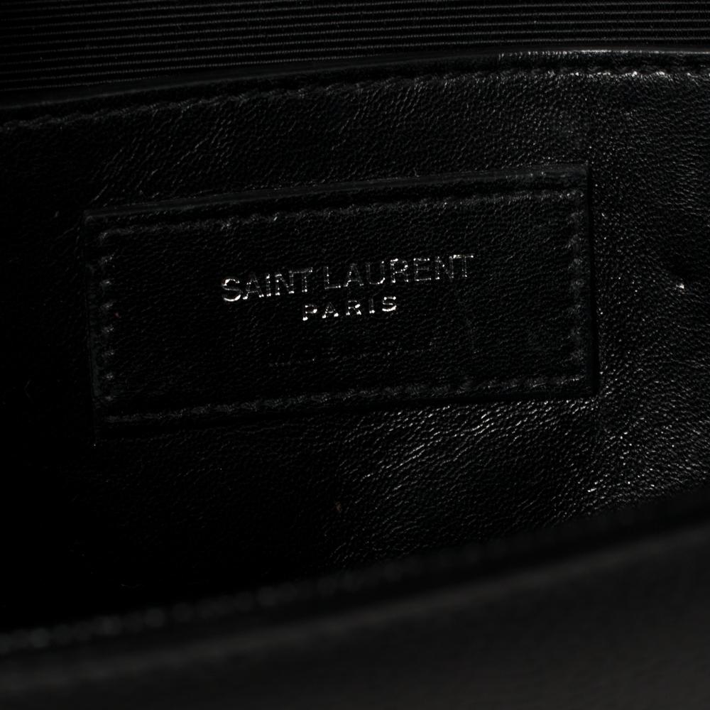 Saint Laurent Black Leather Medium Kate Shoulder Bag 4