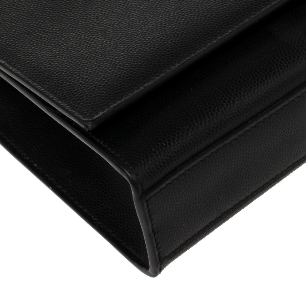 Saint Laurent Black Leather Medium Kate Shoulder Bag 5