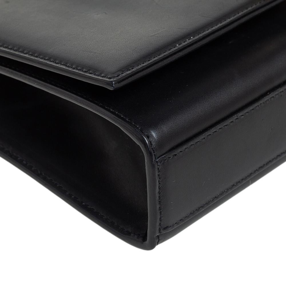Saint Laurent Black Leather Medium Kate Tassel Shoulder Bag 6