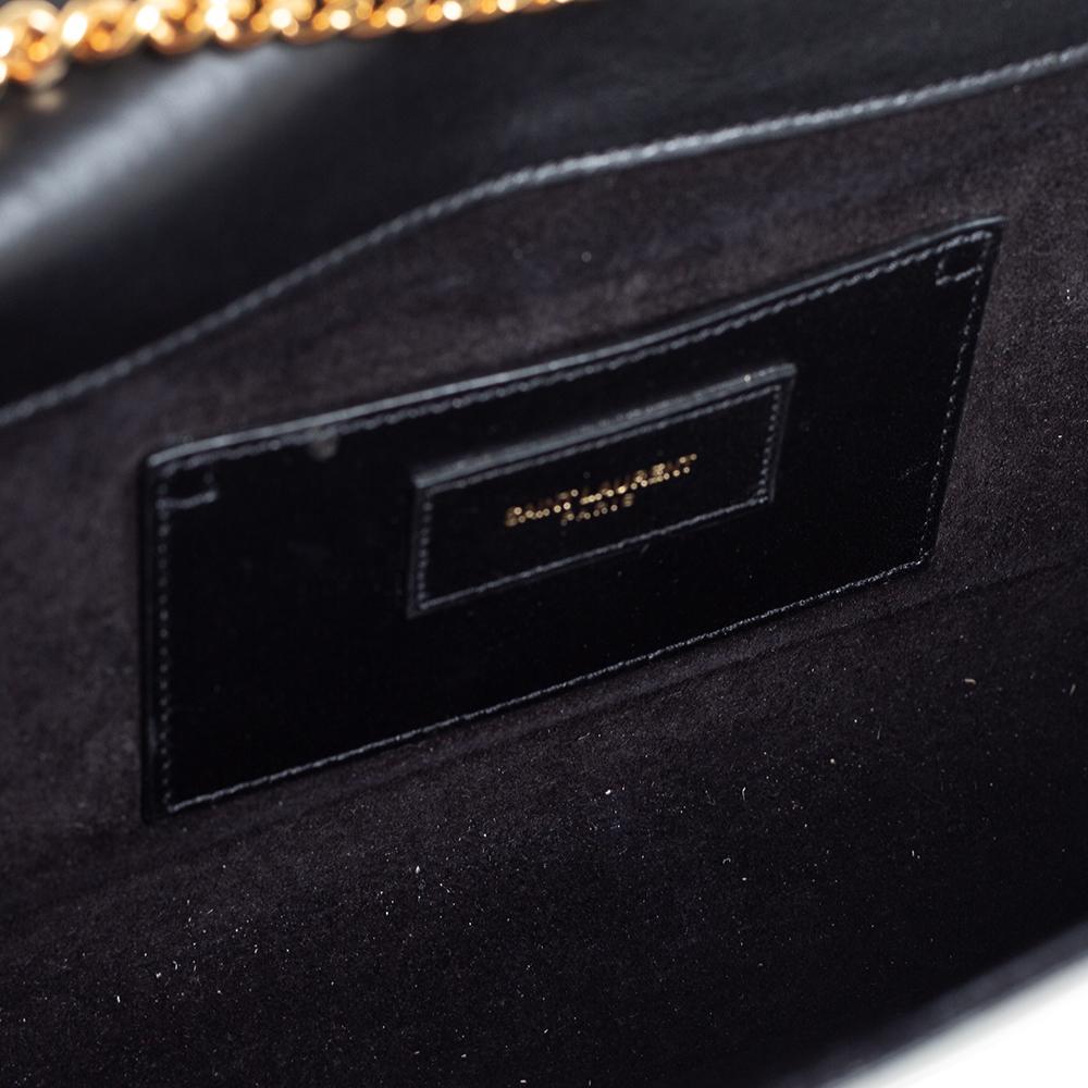 Saint Laurent Black Leather Medium Kate Tassel Shoulder Bag 2