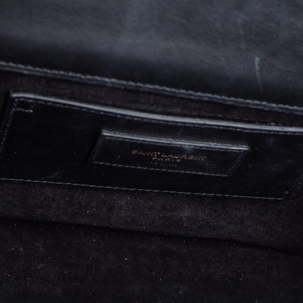 Saint Laurent Black Leather Medium Kate Tassel Shoulder Bag 2