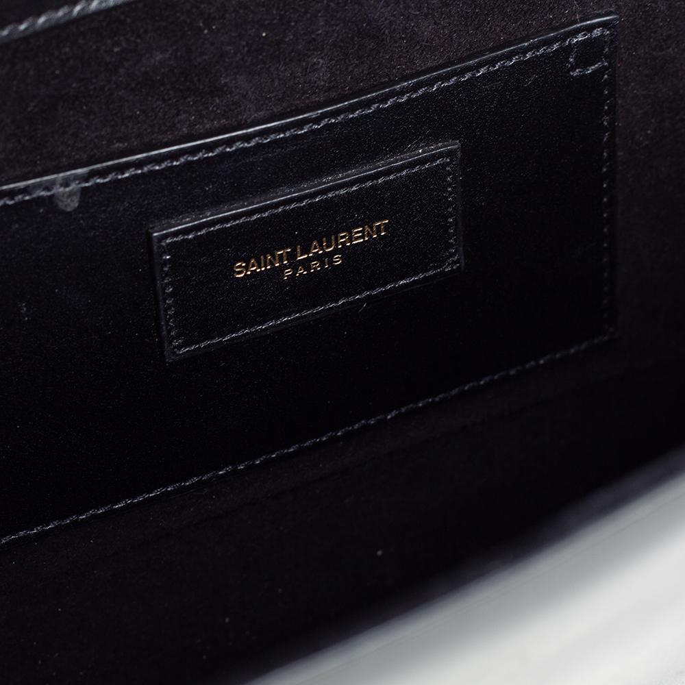 Saint Laurent Black Leather Medium Kate Tassel Shoulder Bag 4