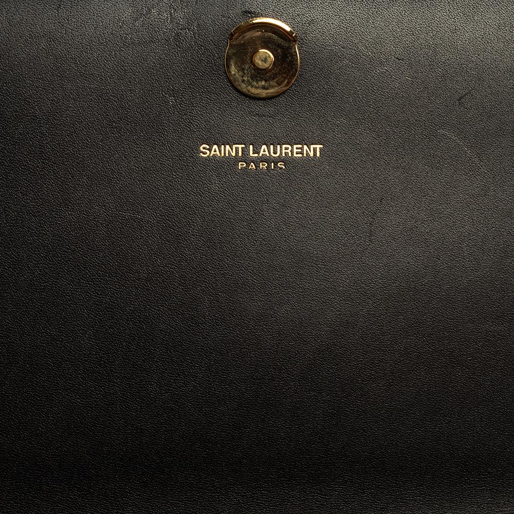 Saint Laurent Black Leather Medium Kate Tassel Shoulder Bag 4