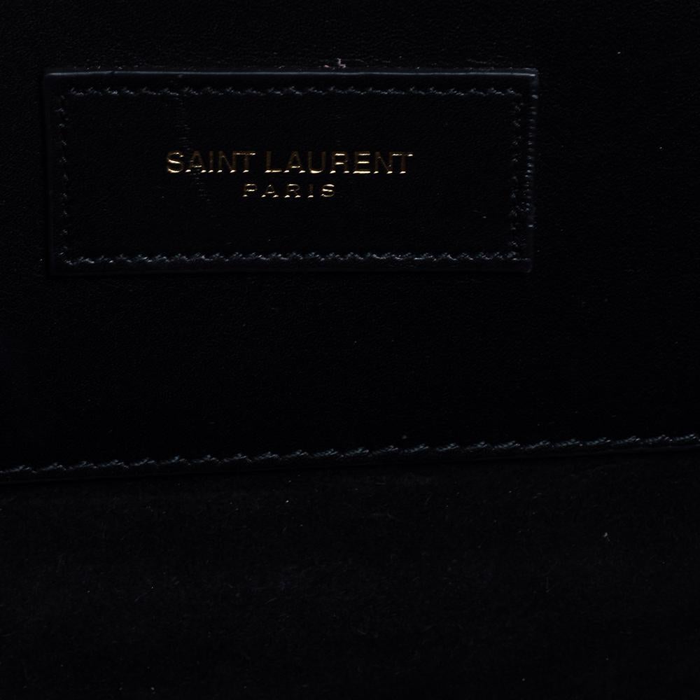 Saint Laurent Black Leather Medium Kate Tassel Shoulder Bag 5