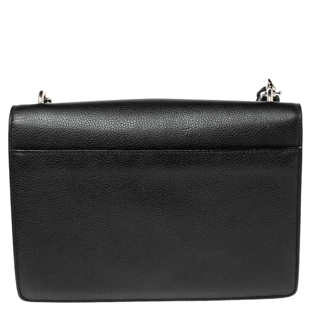 Saint Laurent Black Leather Medium Sunset Shoulder Bag 2