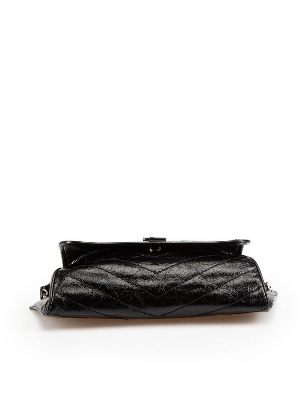 Women's Saint Laurent Black Leather Niki Medium Belt Bag