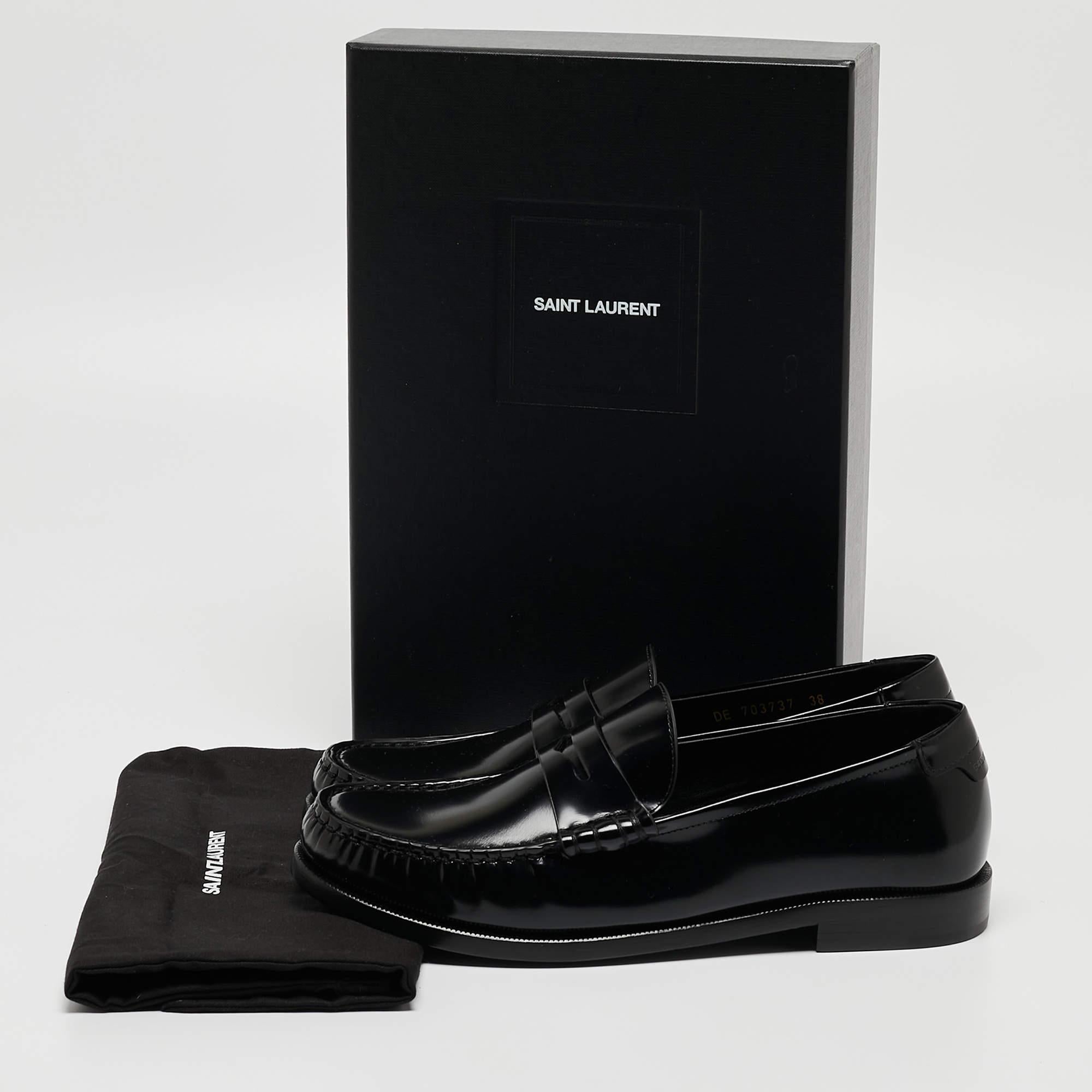Practical, fashionable, and durable—these Saint Laurent loafers are carefully built to be fine companions to your everyday style. They come made using the best materials to be a prized buy.

Includes: Original Dustbag, Original Box