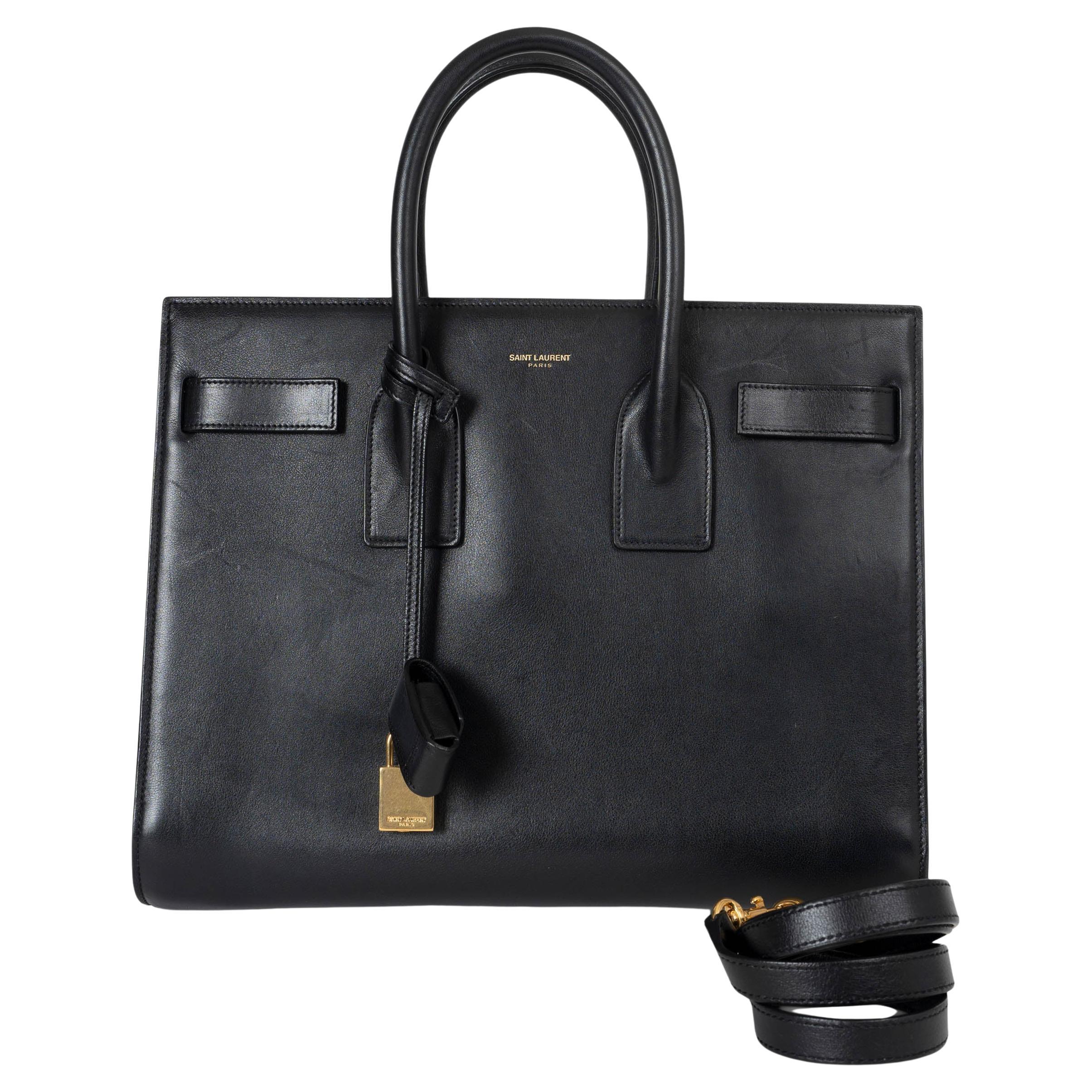How do I authenticate Saint Laurent Sac de Jour?
