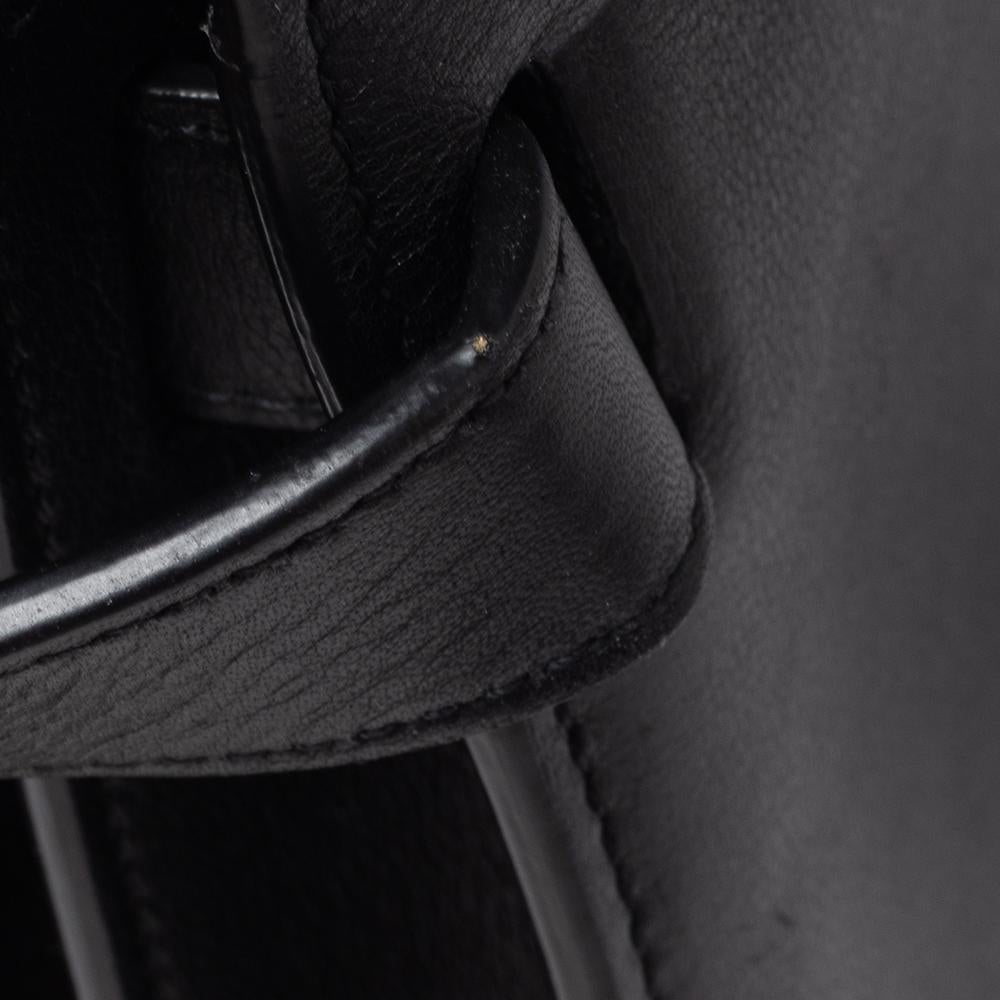 Saint Laurent Black Leather Small Classic Sac De Jour Tote 6