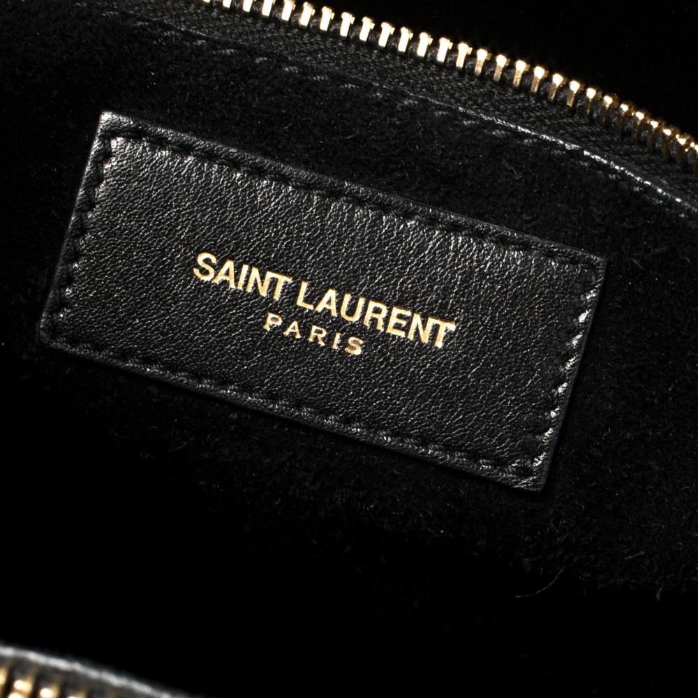 Saint Laurent Black Leather Small Classic Sac De Jour Tote 3
