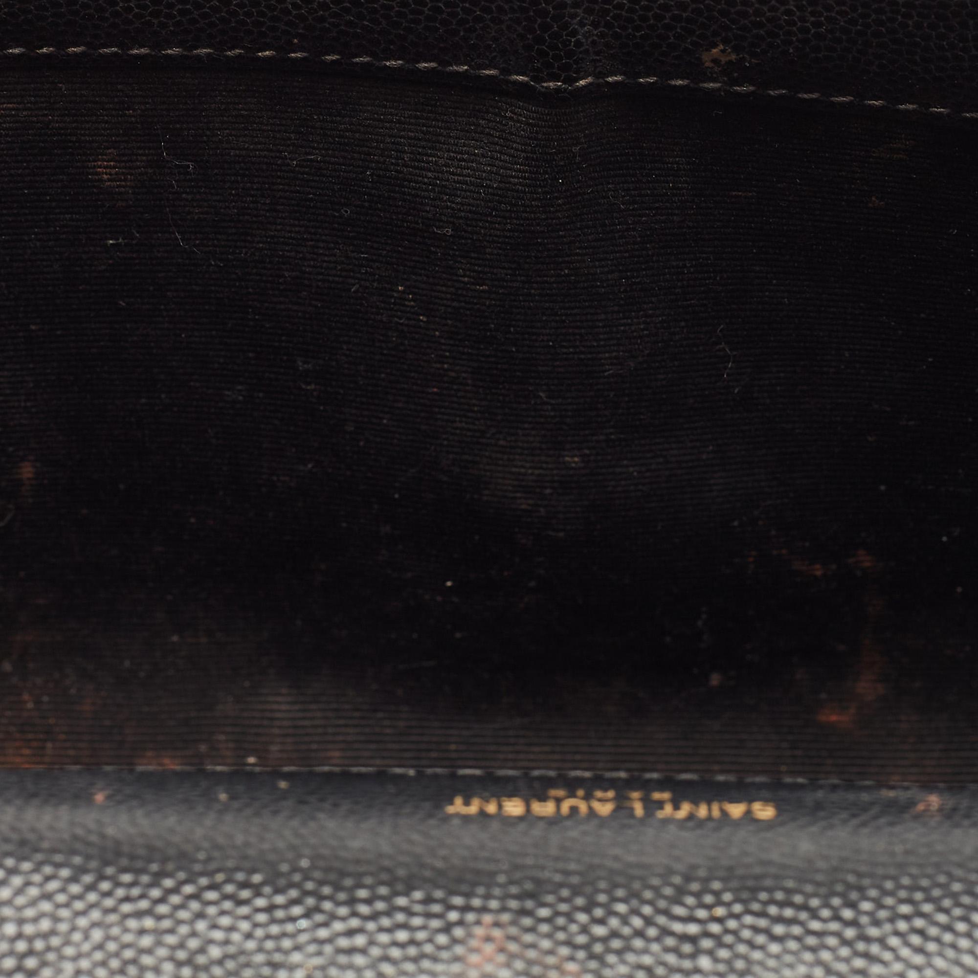 Saint Laurent Black Leather Small Kate Shoulder Bag 8
