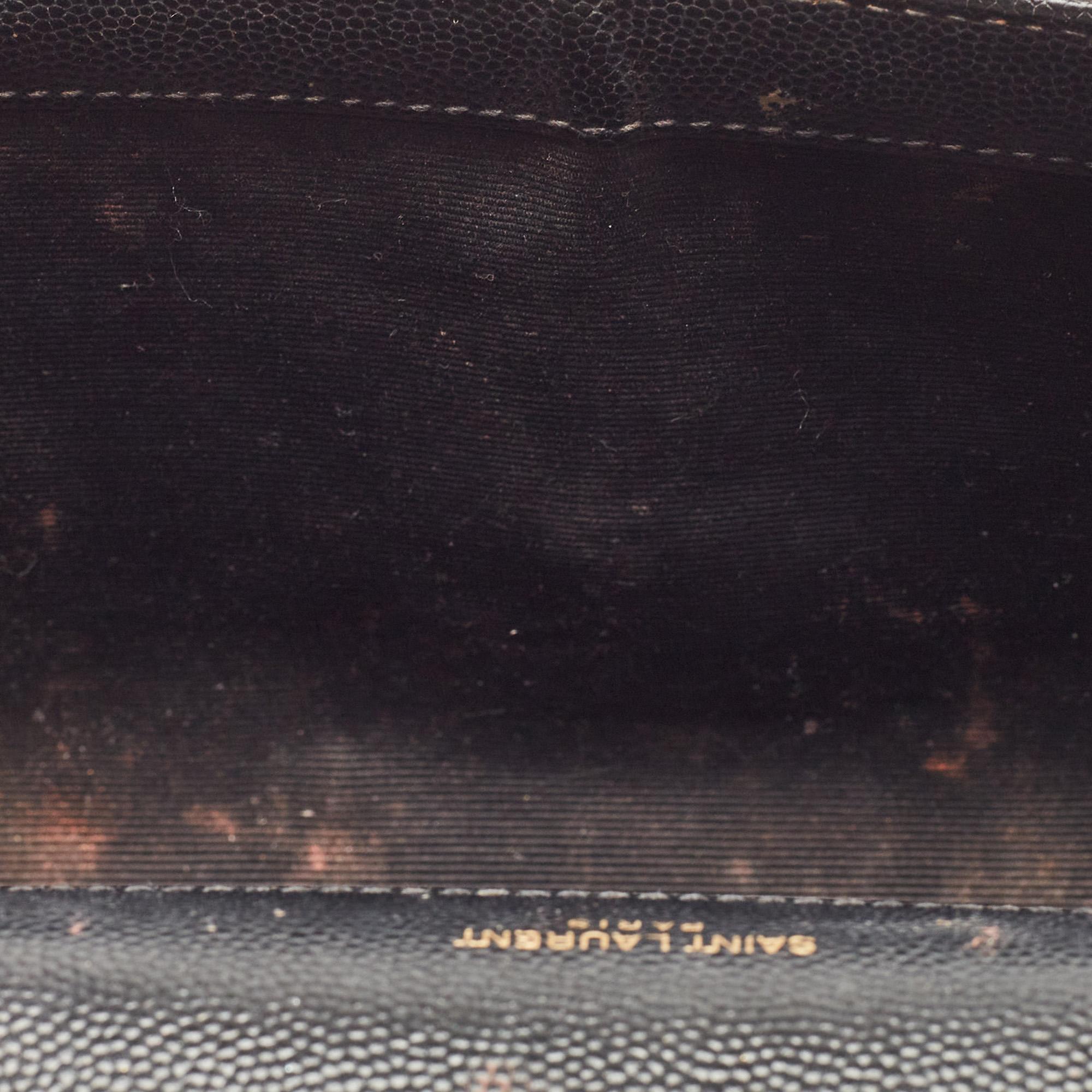 Saint Laurent Black Leather Small Kate Shoulder Bag 9