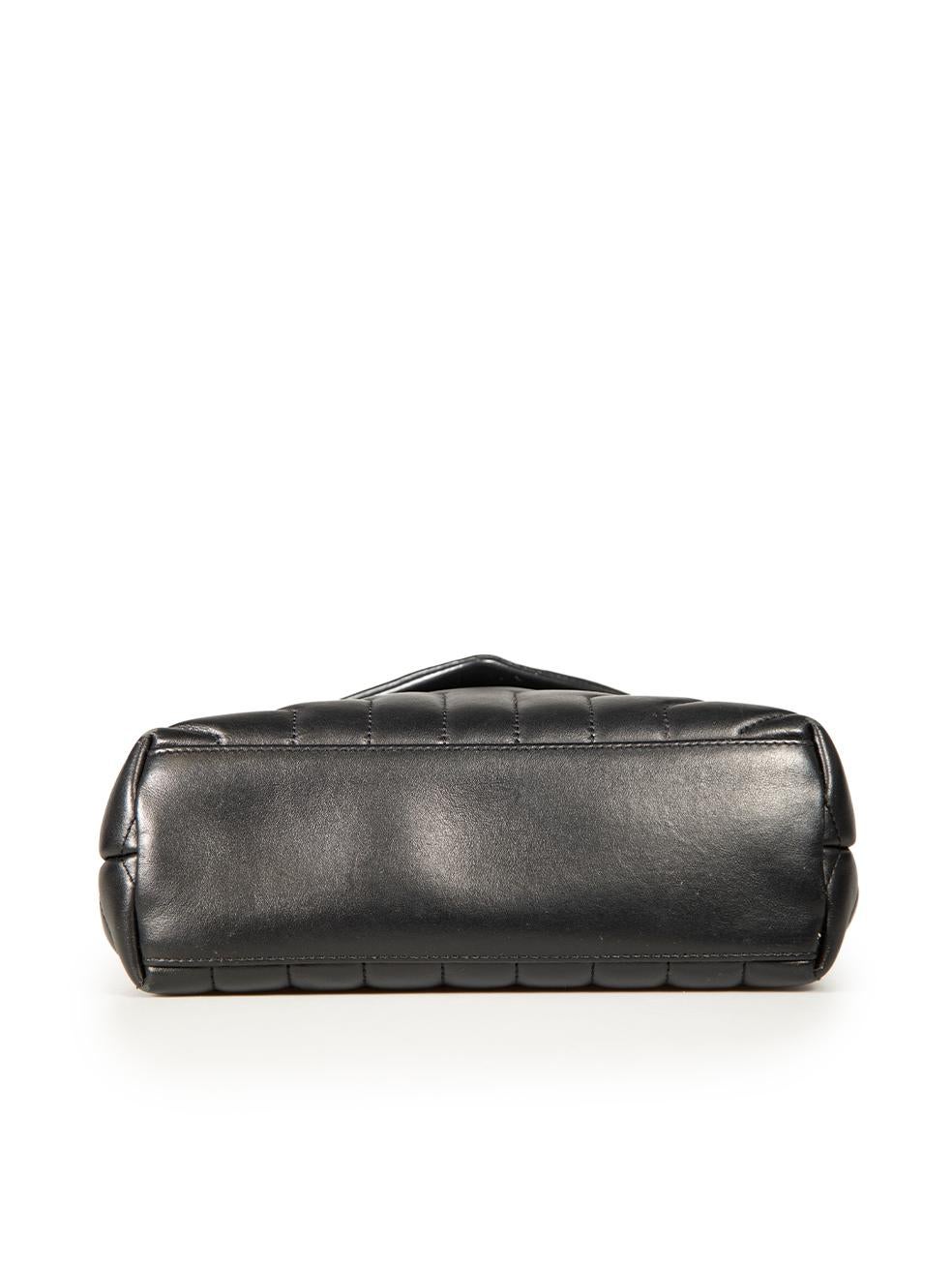 Women's Saint Laurent Black Leather Small Loulou Bag