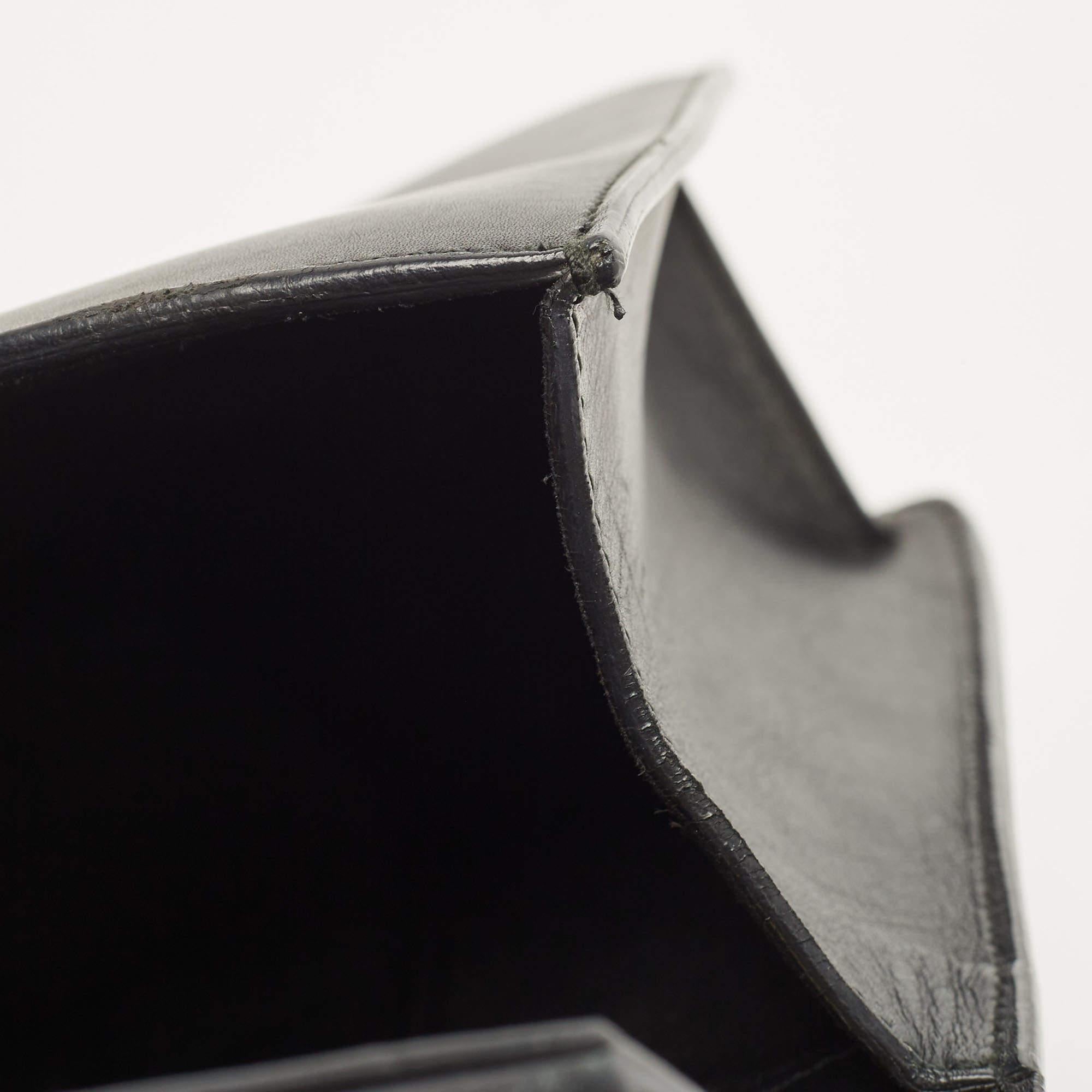 Saint Laurent Black Leather Studded Betty Shoulder Bag 8
