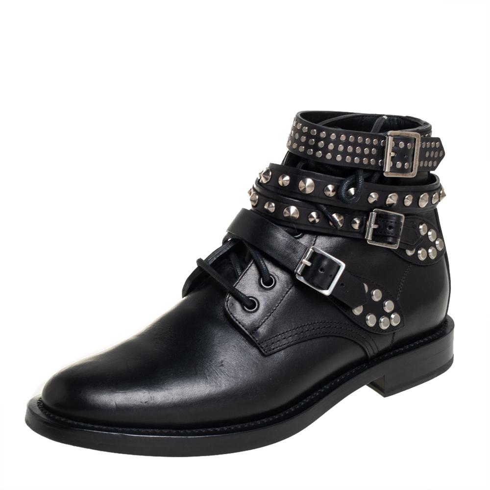 Ysl studded hotsell shoes