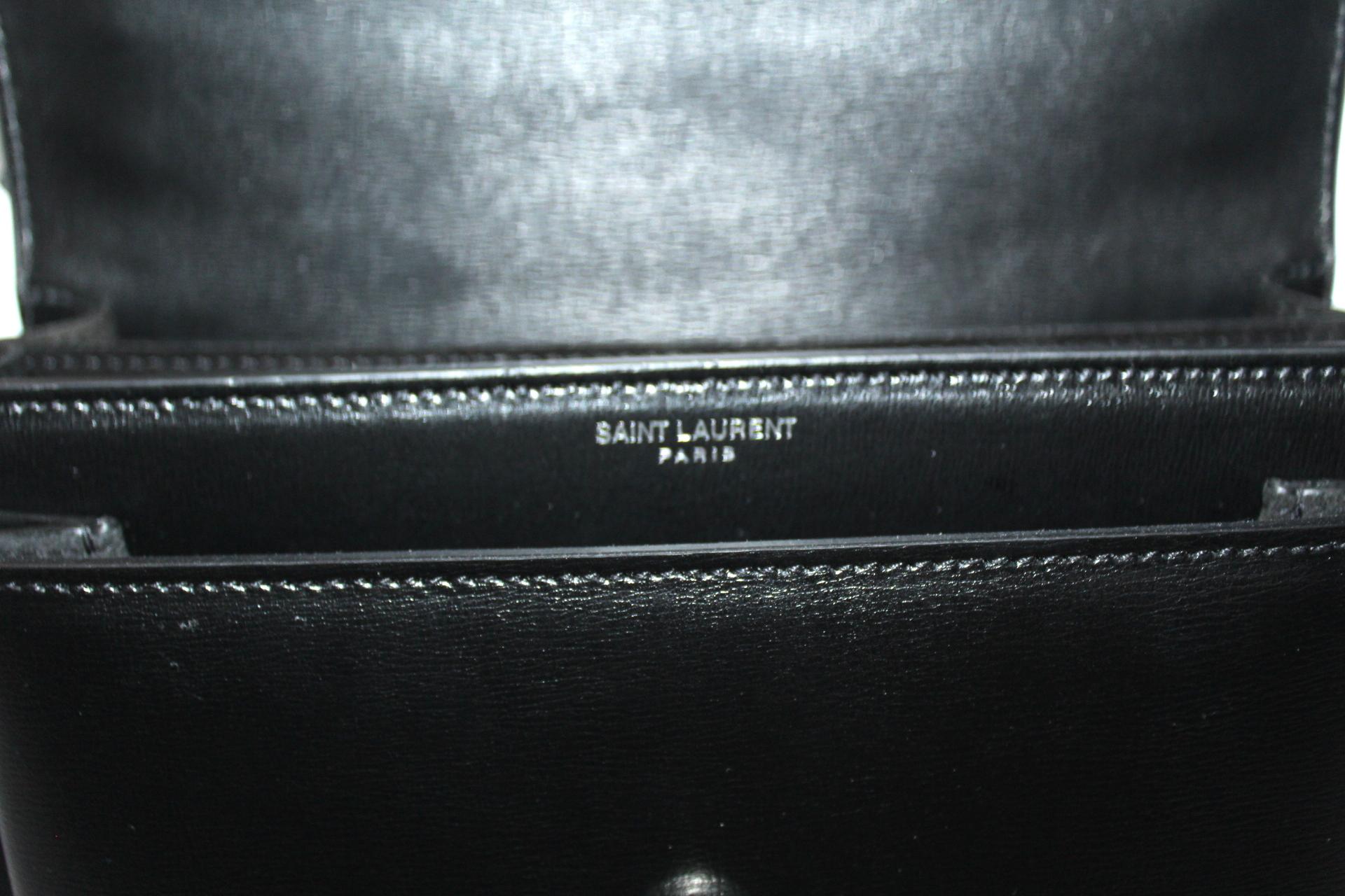 Saint Laurent Black Leather Sunset Bag 2