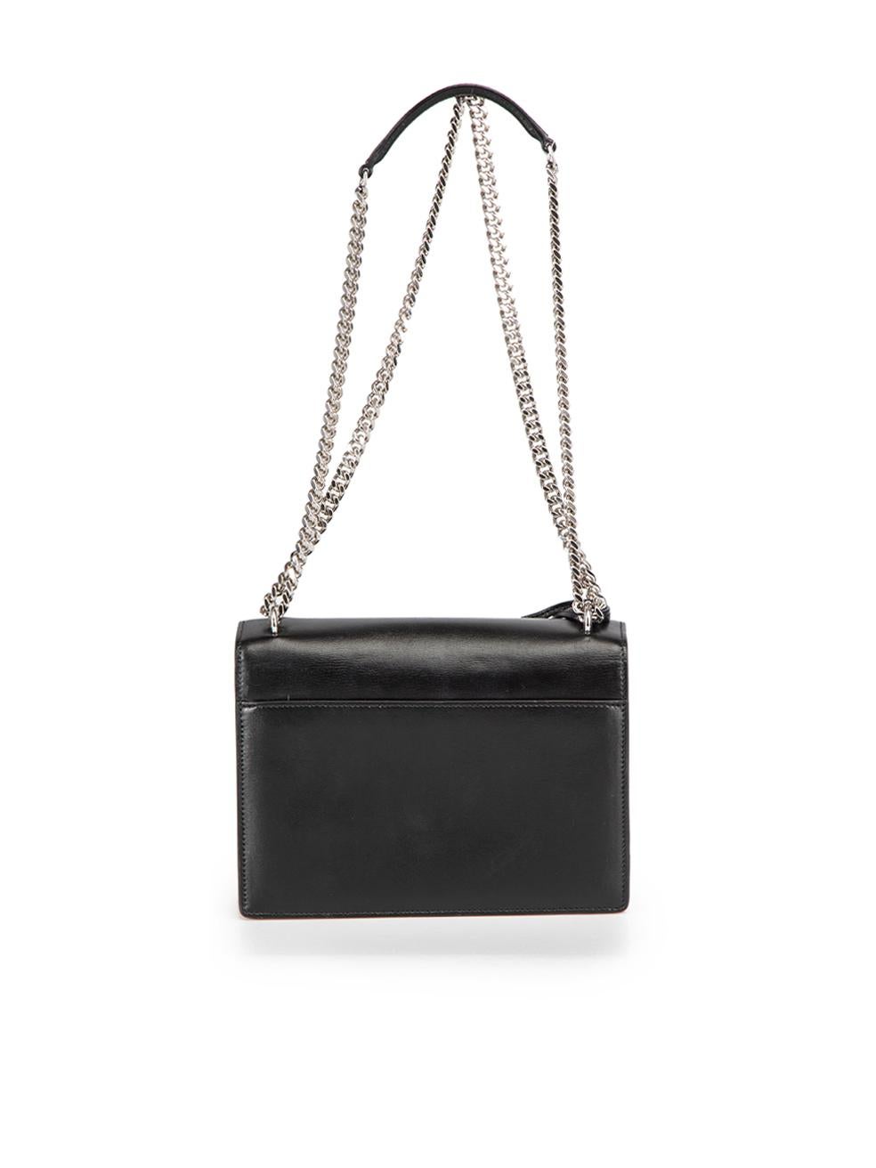 Saint Laurent Black Leather Sunset Convertible Bag In Excellent Condition In London, GB