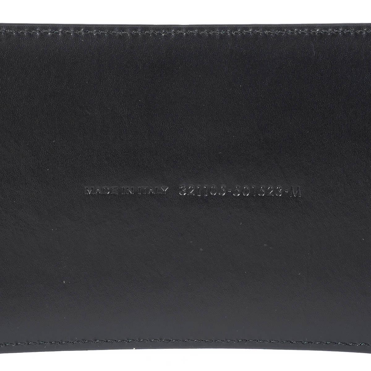 SAINT LAURENT black leather TASSELED WRAP WAIST Belt M For Sale 3