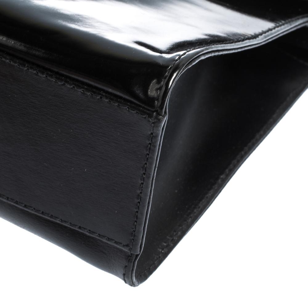 Saint Laurent Black Leather Vintage Flap Shoulder Bag 2