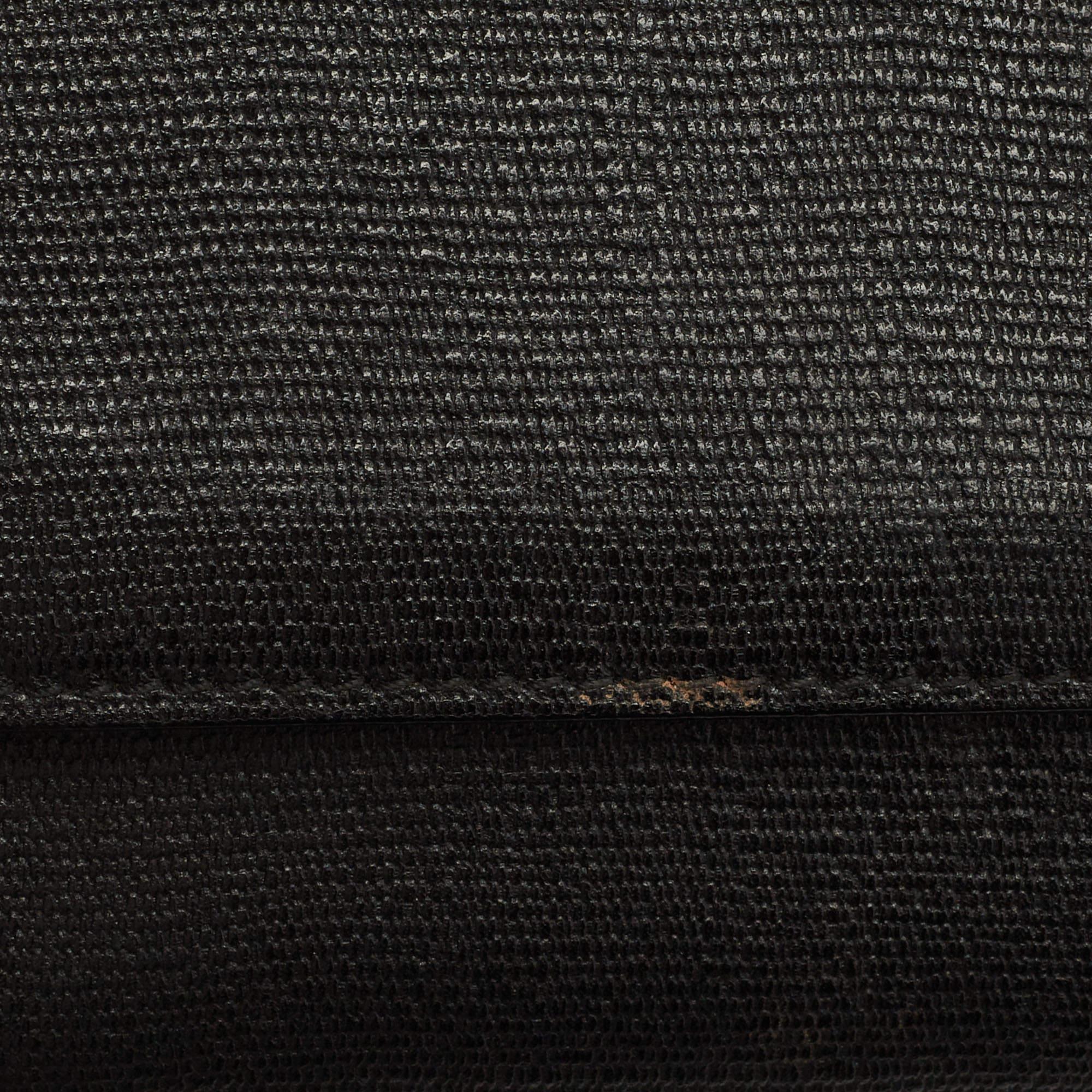 Saint Laurent Black Leather Y-Ligne Clutch 6
