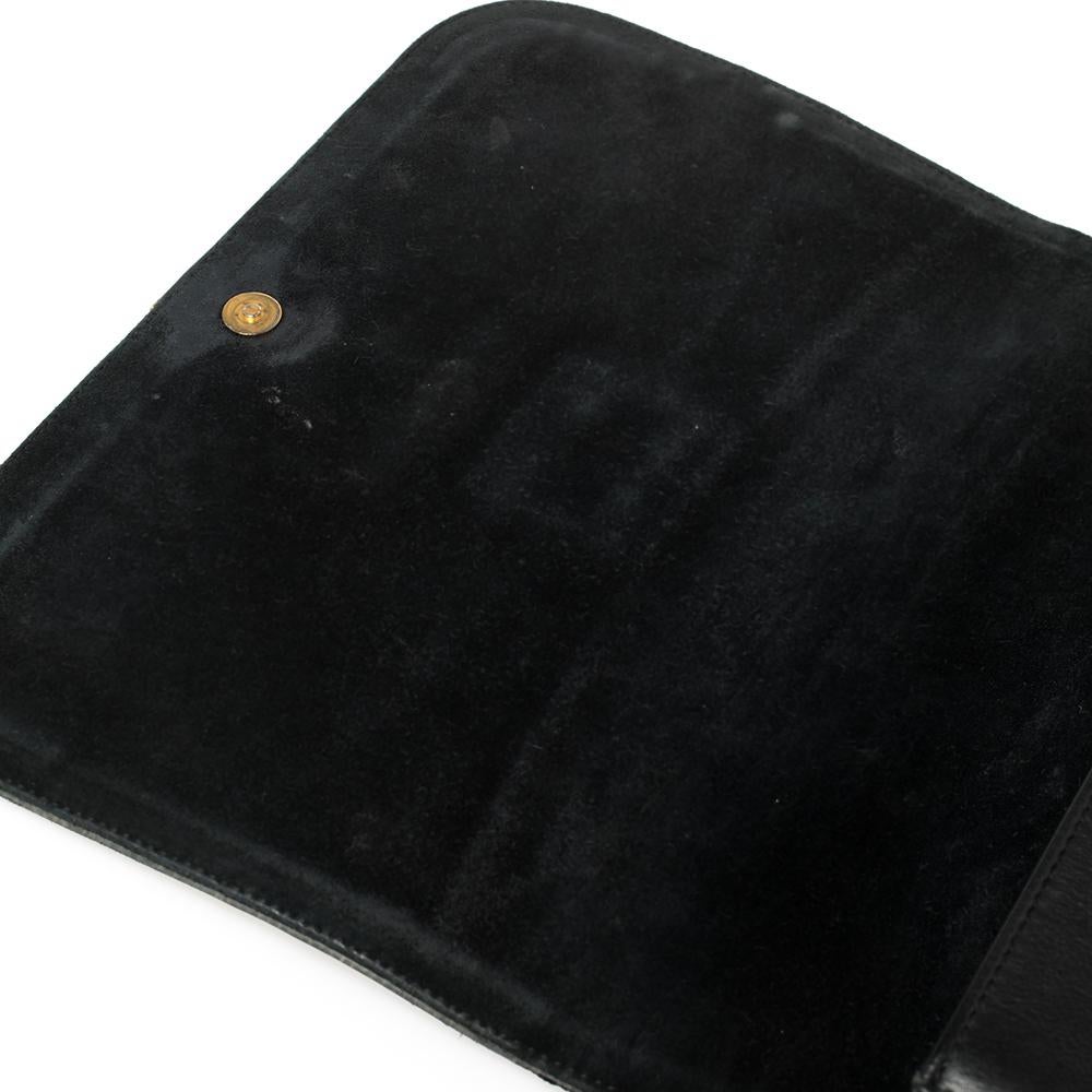 Saint Laurent Black Leather Y-Ligne Flap Crossbody Bag 6