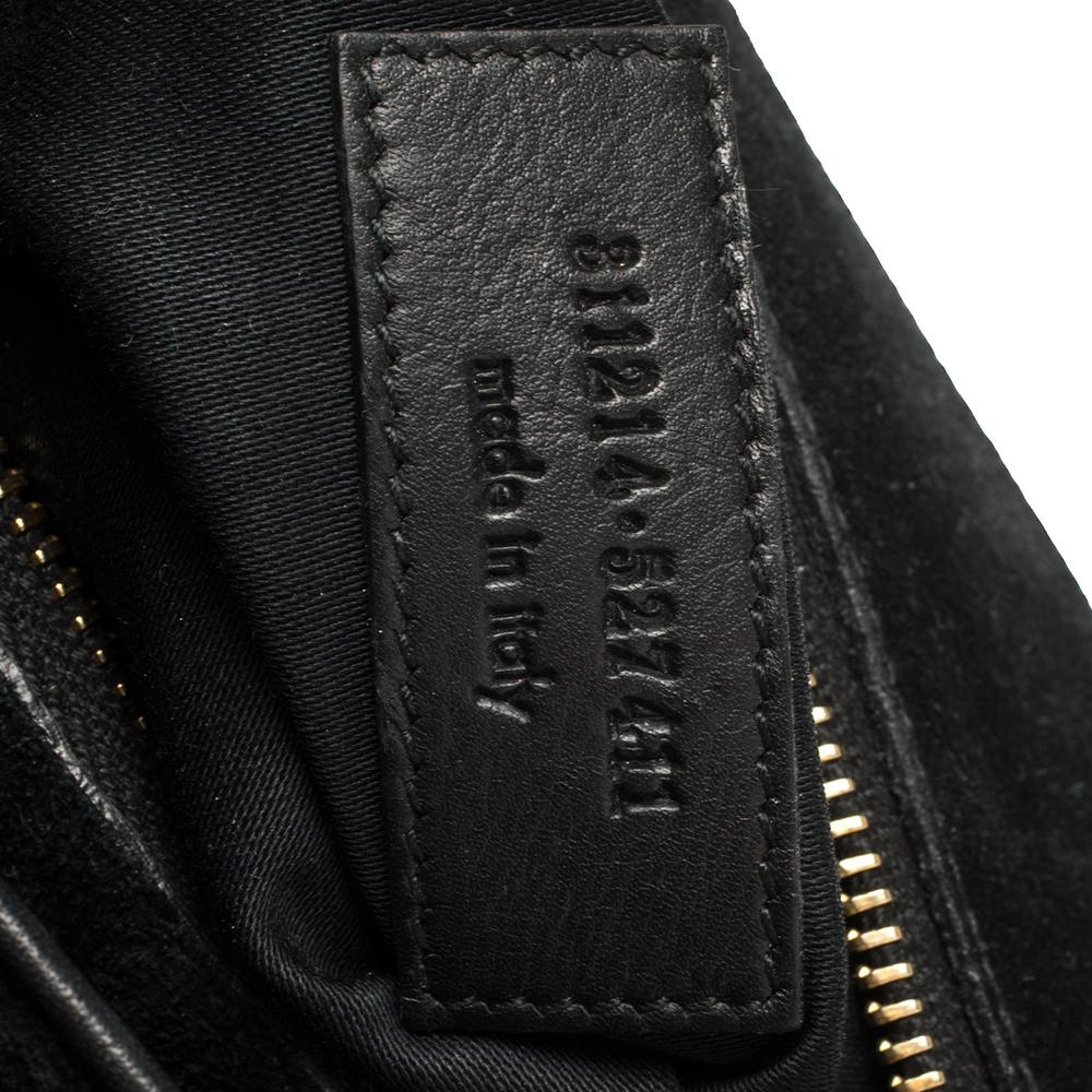 Saint Laurent Black Leather Y-Ligne Flap Crossbody Bag 8