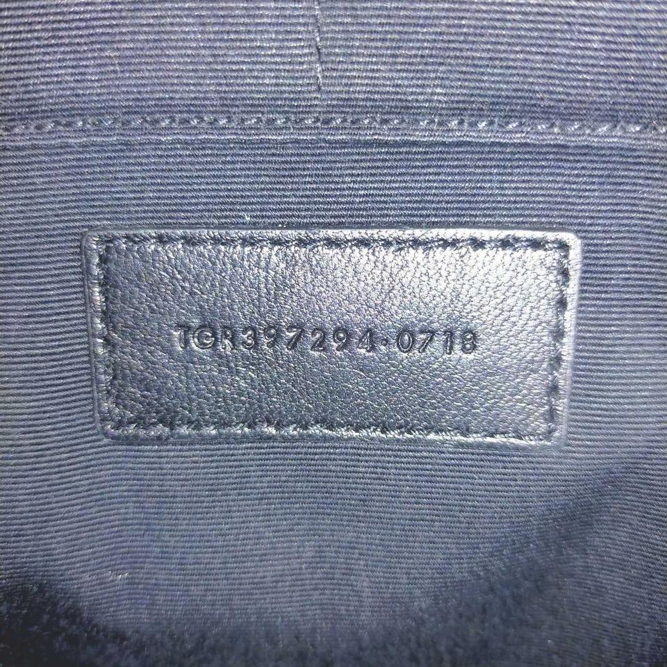 Women's Saint Laurent Black Leather Zip Pouch Portfolio Clutch 862992 For Sale