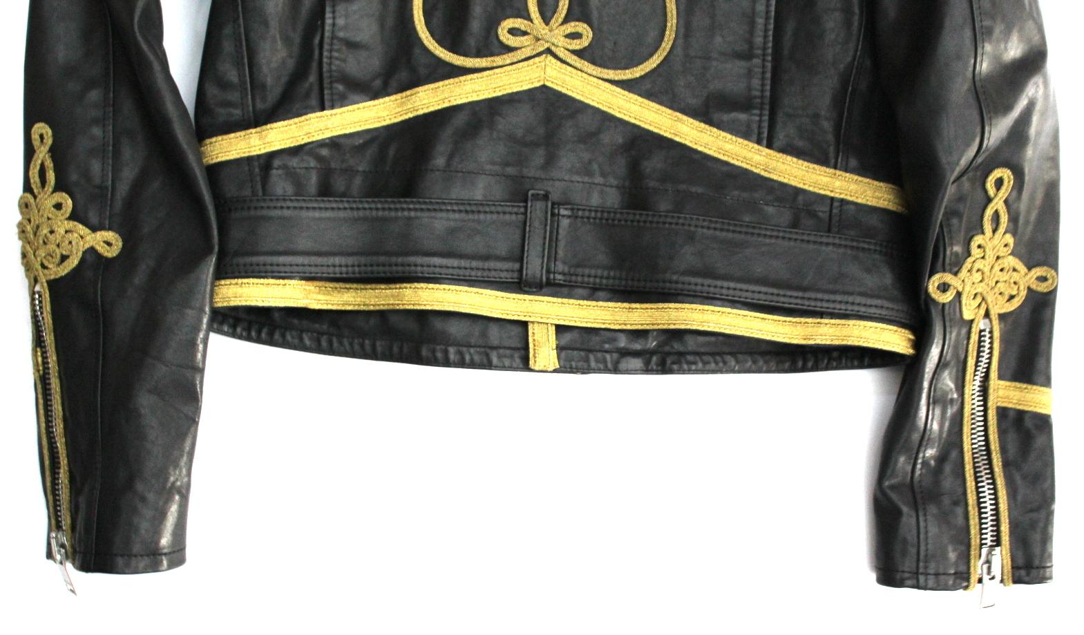 Saint Laurent Black Leathert Jacket In Excellent Condition In Torre Del Greco, IT