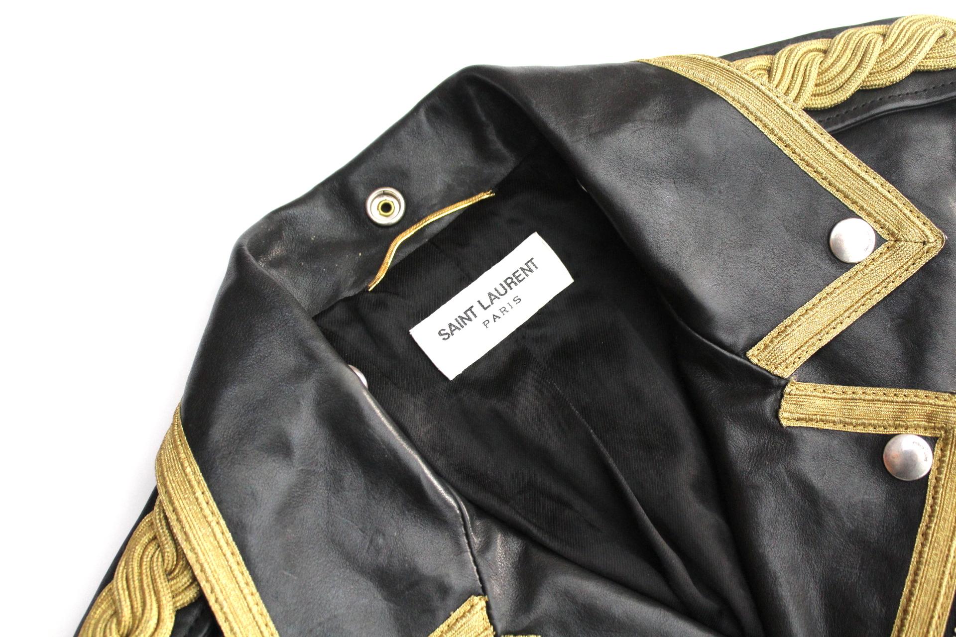 Saint Laurent Black Leathert Jacket 1