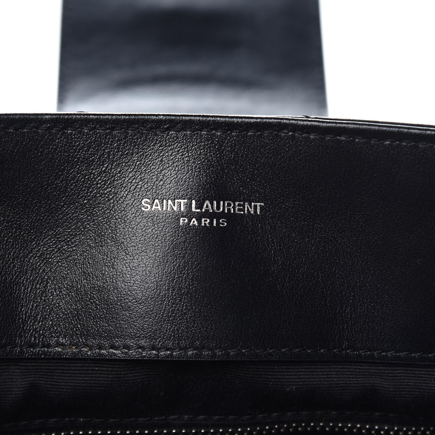 Saint Laurent Bolso Tote Loulou Cabas Negro Pequeño Shopper en venta 5