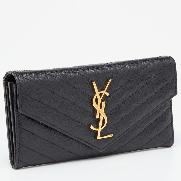 Louis Vuitton Black Leather Monogram Spotlight Pocket Organizer Wallet  4LV517S For Sale at 1stDibs