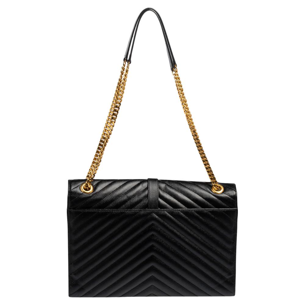 Ysl large monogram matelasse shoulder bag sale