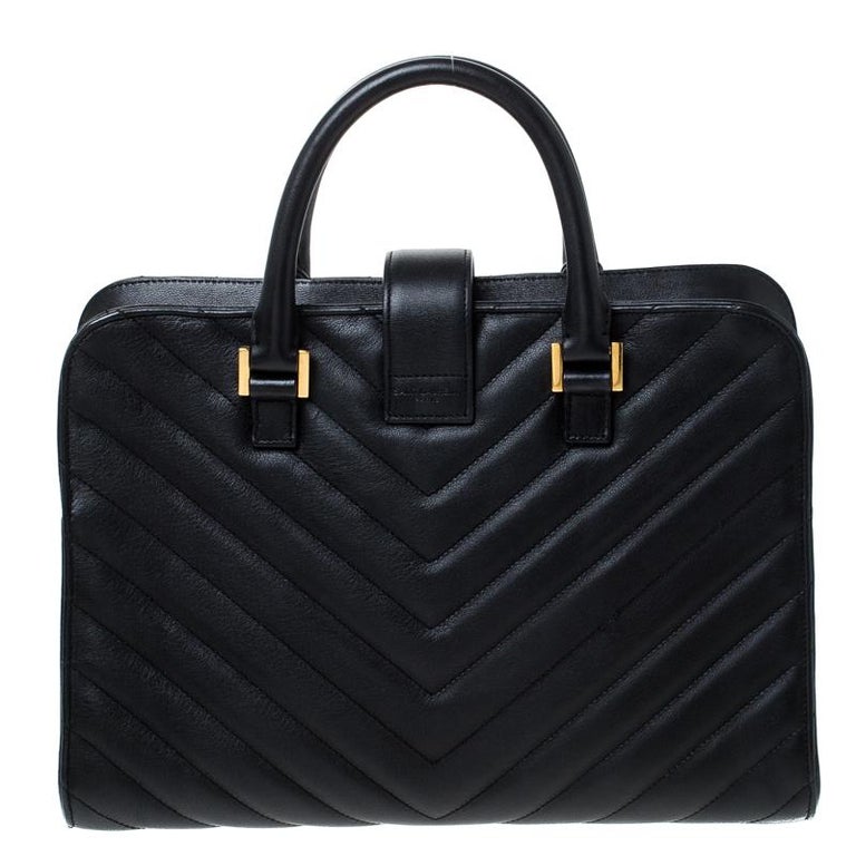 saint laurent matelasse tote