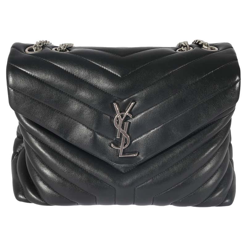Saint Laurent LouLou Puffer Shoulder Bag Quilted Leather Small For Sale ...