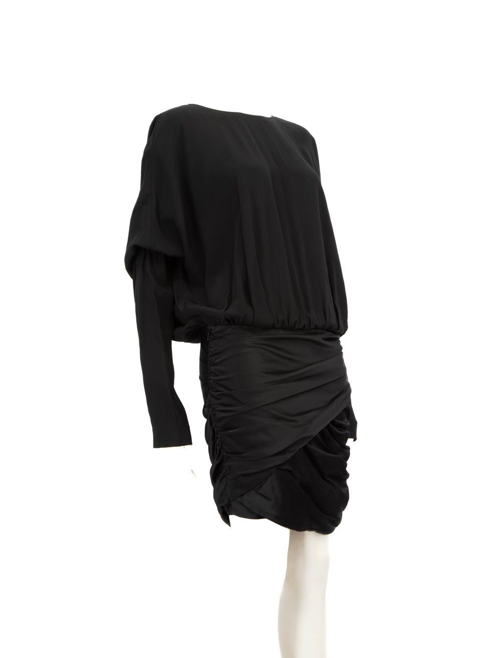 CONDITION is Good. General wear to dress is evident. The button loop at the back of the dress missing. There is a weakness along the seam, with loose threading on the back key detail on this used Saint Laurent designer resale item.
 
 
 
 Details
 
