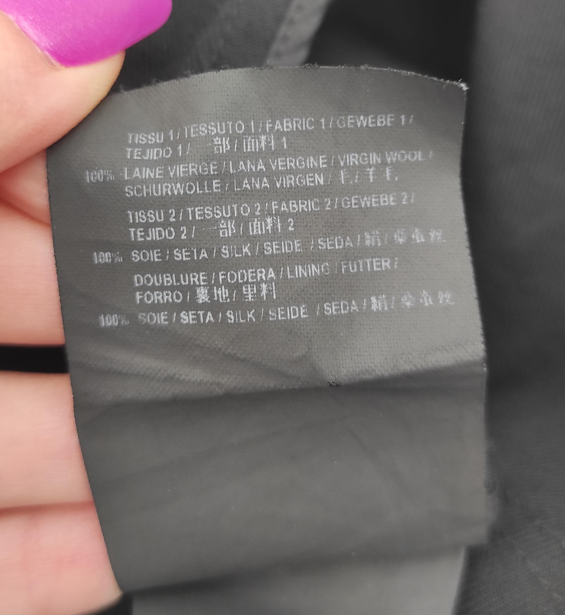 Mini-jupe noire Saint Laurent en vente 5