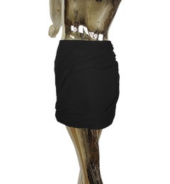 Saint Laurent black mini skirt