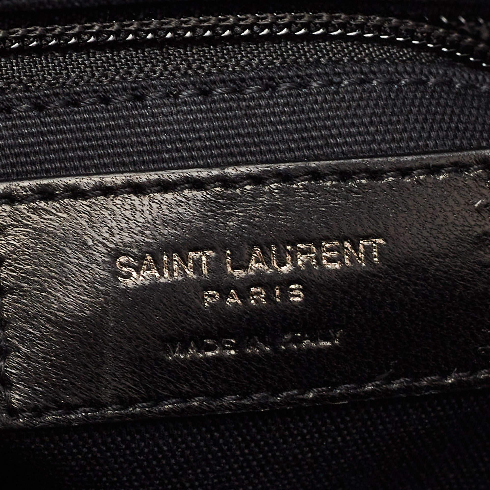 Saint Laurent Black Nylon Camp Camera Bag 8