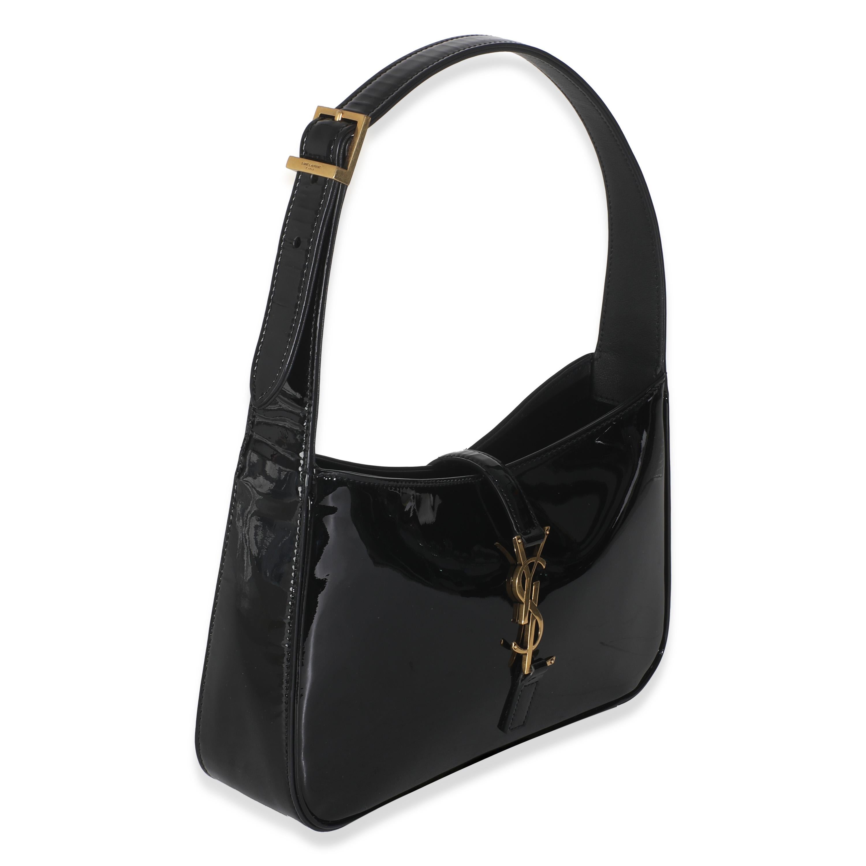 Saint Laurent Brevetto Nero Le 5 a 7 Hobo In condizioni ottime in vendita a New York, NY