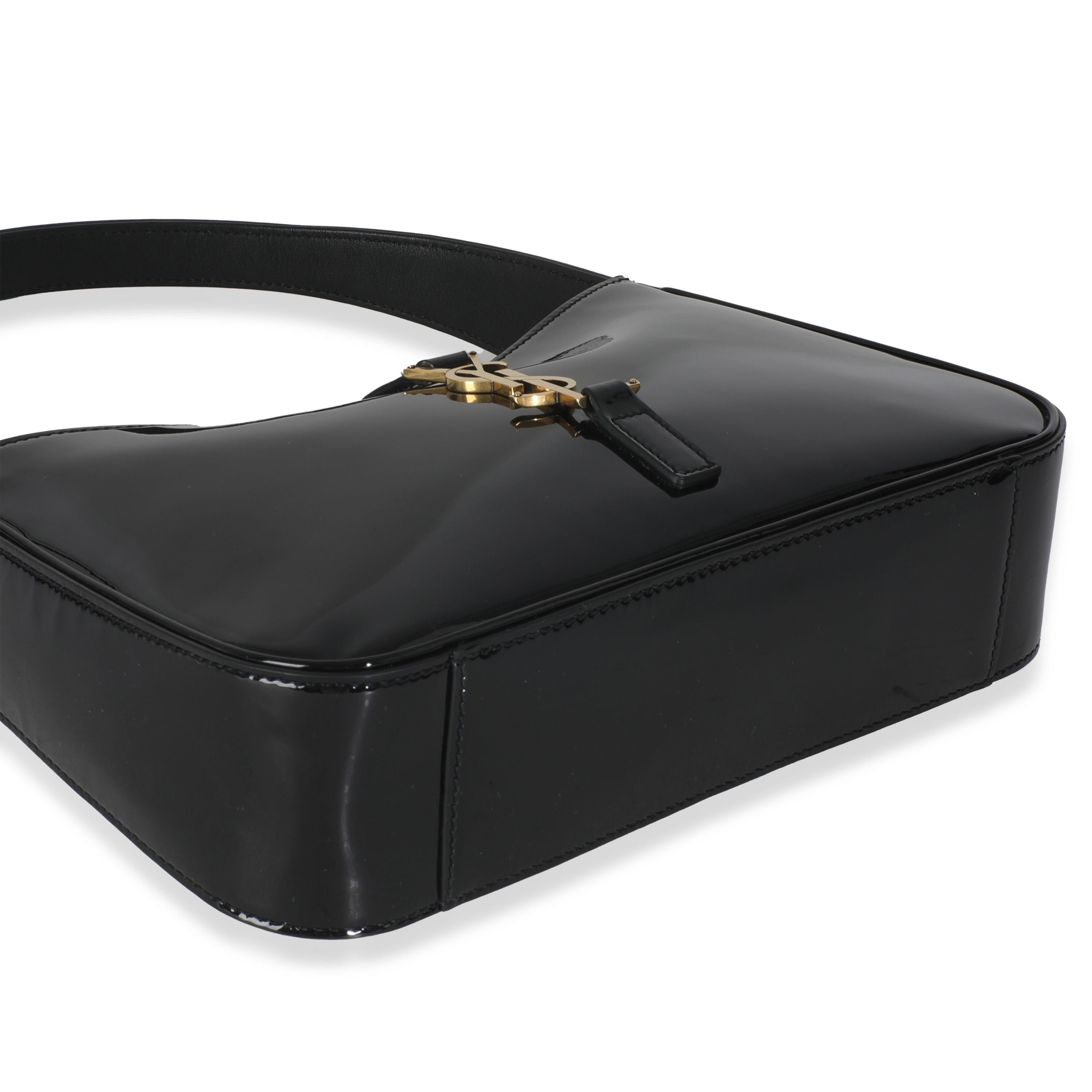 Saint Laurent Brevetto Nero Le 5 a 7 Hobo in vendita 3