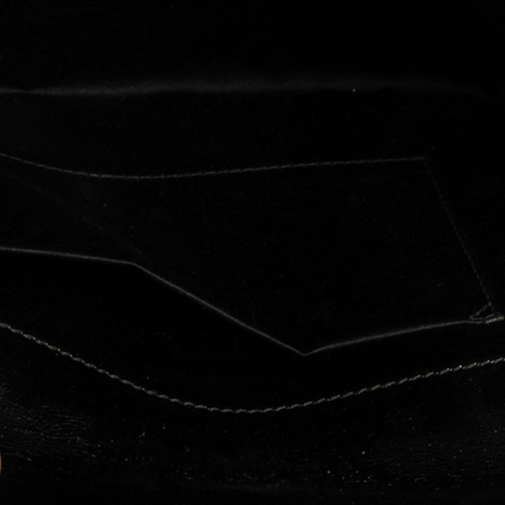 Saint Laurent Black Patent Leather Belle De Jour Clutch 4