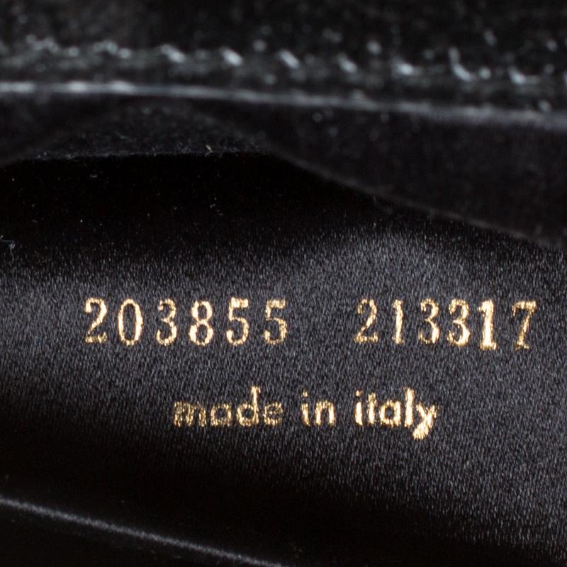 Saint Laurent Black Patent Leather Belle De Jour Flap Clutch 4