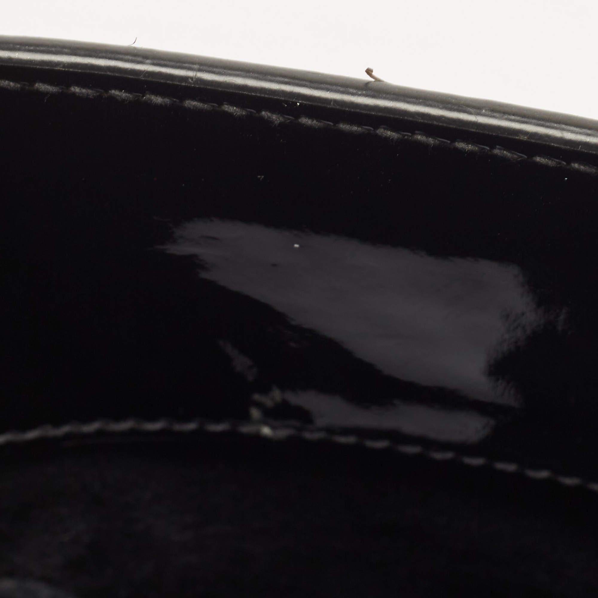 Saint Laurent Black Patent Leather Nano Classic Sac De Jour Tote 7