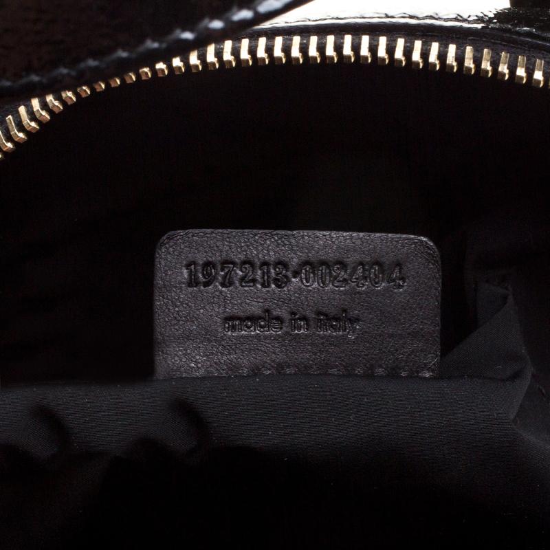 Saint Laurent Black Patent Leather Satchel 4