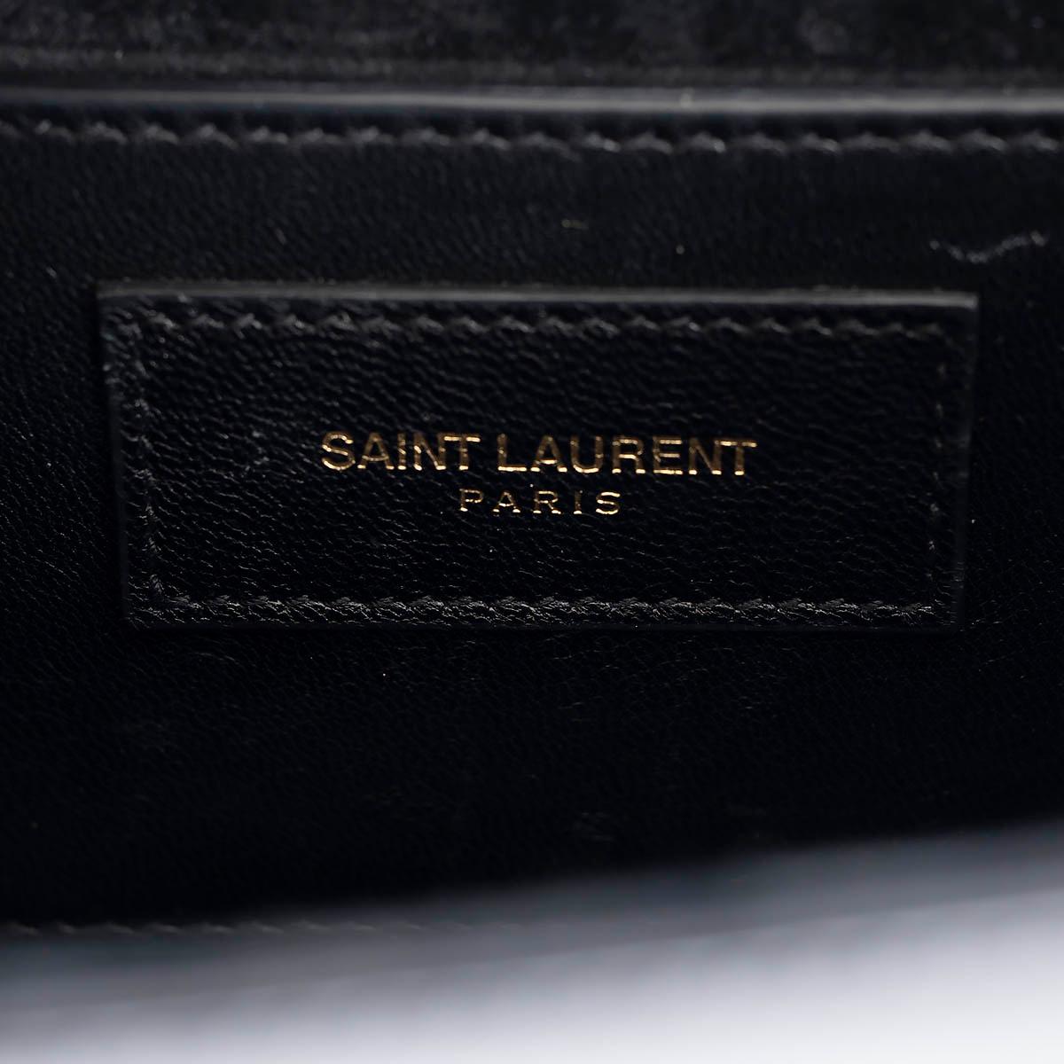 SAINT LAURENT black patent leather SMALL KATE TASSEL (original) Shoulder Bag 3