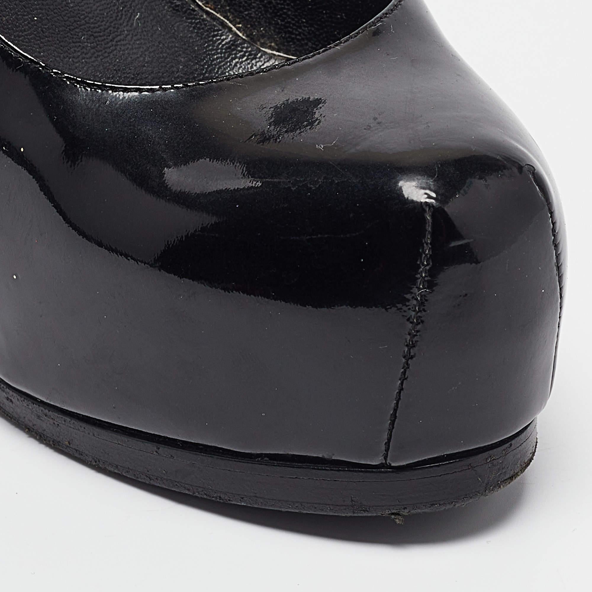 Saint Laurent escarpins Tribtoo noirs taille 36,5 en vente 2