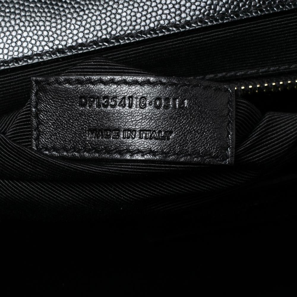 Saint Laurent Black Quilted Leather Envelope Shoulder Bag 2